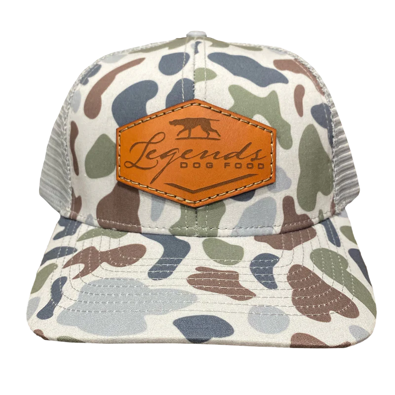 Brackish/Smoke Leather Patch Hat