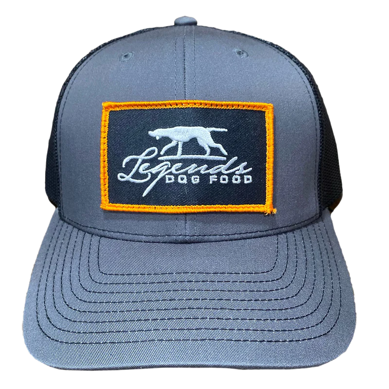 Charcoal/Black Patch Hat