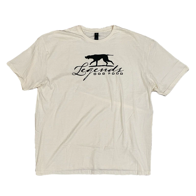LEGENDS CHEST LOGO S/S GS T-SHIRT NATURAL/BLACK