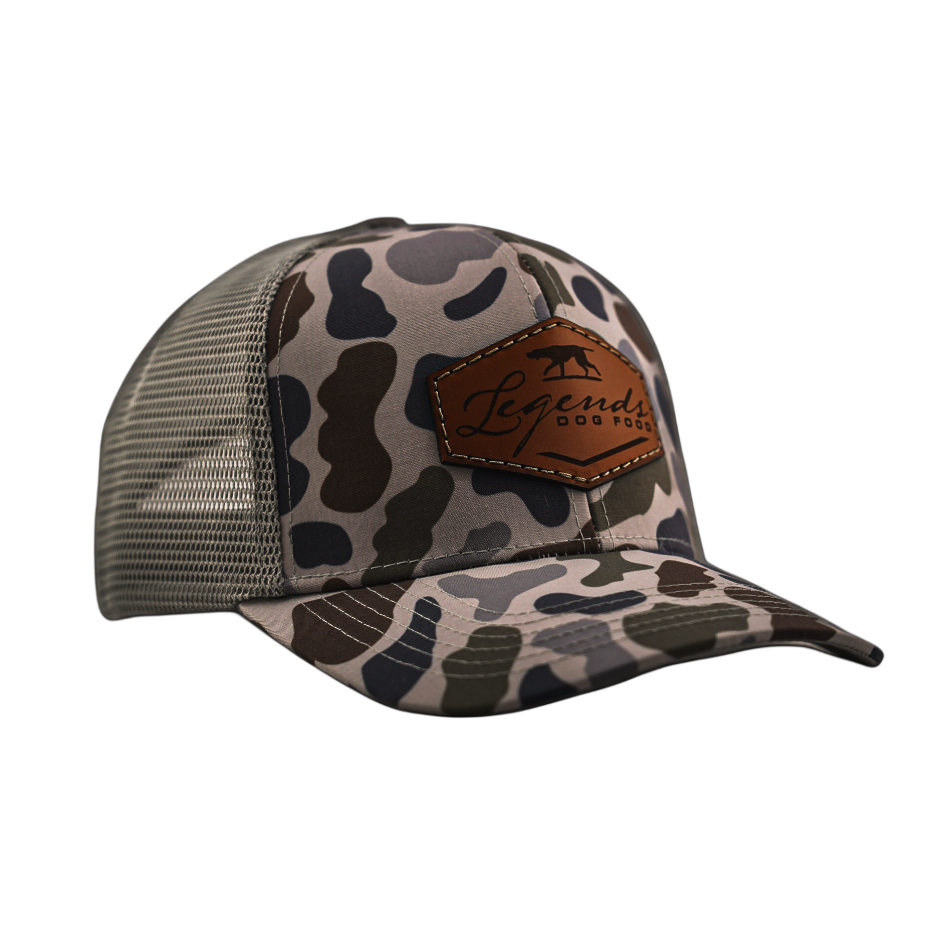 Brackish/Smoke Leather Patch Hat