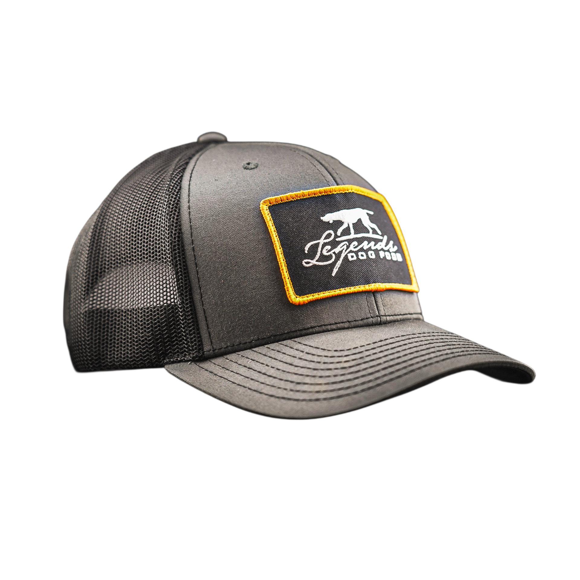 Charcoal/Black Patch Hat