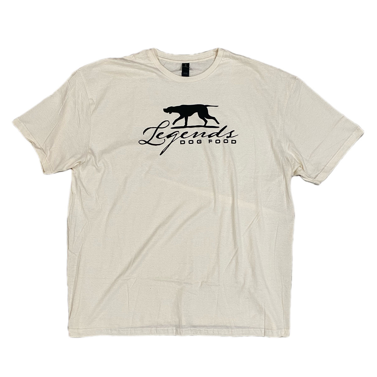 LEGENDS CHEST LOGO S/S GS T-SHIRT NATURAL/BLACK – Legends Dog Food